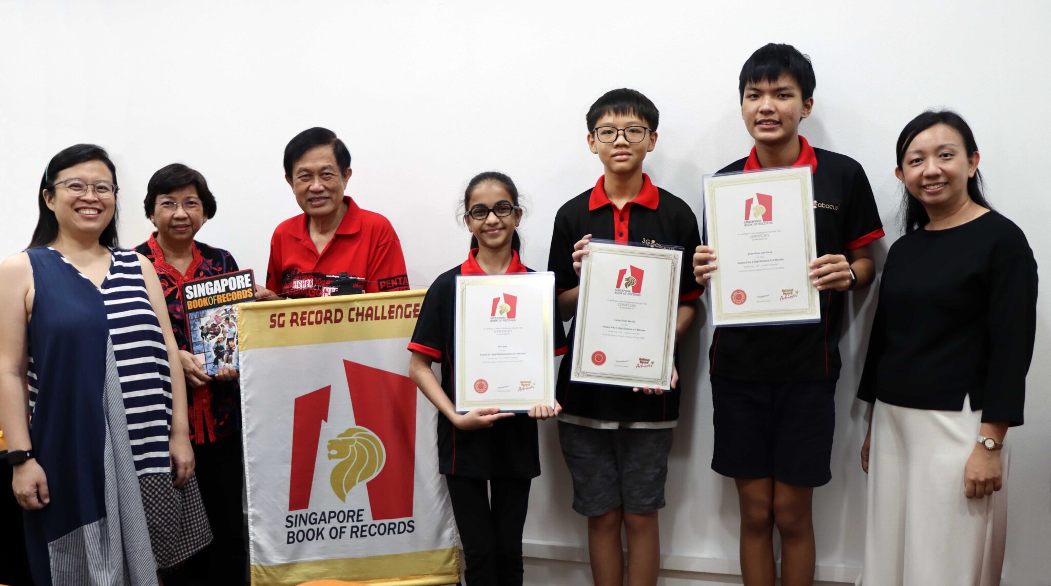 Singapore Book Of Records Fastest Mental Calculation Abacus Mental